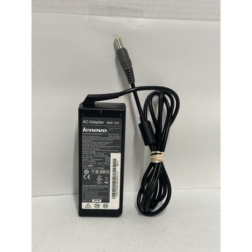 Genuine Lenovo 90W 20V AC Power Adapter Charger for ThinkPad X60 X60s X61 X61s